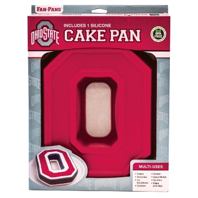 Red Silicone Non-Stick Team Logo Cake Pan