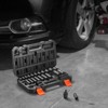 VEVOR 3/8" Drive Impact Socket Set, 25 Piece Deep & Shallow Socket Set SAE 5/16" - 1", 6 Point Cr-Mo Alloy Steel for Auto Repair, Easy-to-Read - 2 of 4