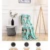 Elegant Comfort Super Soft Christmas Prints Blanket Home D¨¦cor, Warm Cozy Throws for Winter Bedding. - 3 of 4