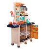 Baofuwish Large Kids’ Play Kitchen Set,Pretend Cooking Playset with Lights, Sounds, Play Phone, Clock & 65 Accessories for Ages 3+ - 3 of 4