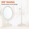 Unique Bargains Plastic Double Sided 360° Rotating Makeup Mirror 1 Pc :  Target