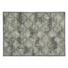 Machine Washable Living Room Rug Indoor Rug Kitchen Accent Rug Distressed Carpet Low Pile Bedroom Rug Office Dining Room Olive - 4 of 4
