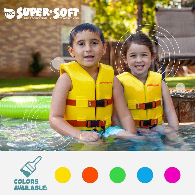 TRC Recreation Super Soft Child Life Jacket Swim Vest, 6 of 8