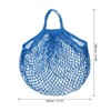 Unique Bargains Cotton Mesh Reusable Washable Grocery Bags 1 Pcs 15x13.8" - 2 of 4