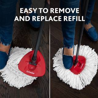 O-Cedar EasyWring Microfiber Spin Mop and Bucket System
