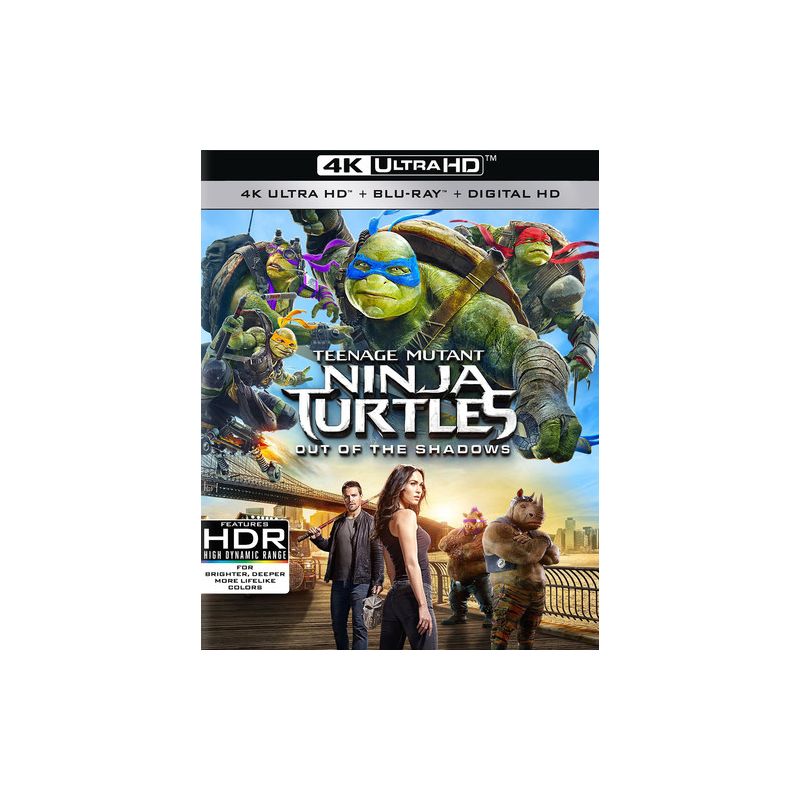 Teenage Mutant Ninja Turtles: Out of the Shadows (4K/UHD + Digital), 1 of 2