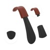 Unique Bargains Straight PU Leather Case Shoe Horn 1 Pc - 3 of 4