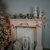 Candy Cane Ekkolight Garland 68"L - 3 of 4