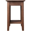 AFI Nantucket Solid Wood Charger End Table in Burnt Amber - 3 of 4