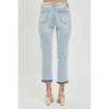 Women's Midrise Sequin Patch Tapered Jeans - RISEN - 4 of 4
