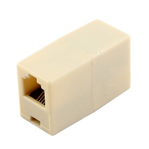 Unique Bargains RJ11 Telephone Cable Inline Connector Adaptor Coupler - 1 of 3