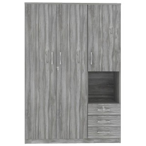NicBex 68.90"H Armoire Wardrobe Closet Storage Cabinet with 3 Doors & Shelves & 3 Drawers for Bedroom - 1 of 4