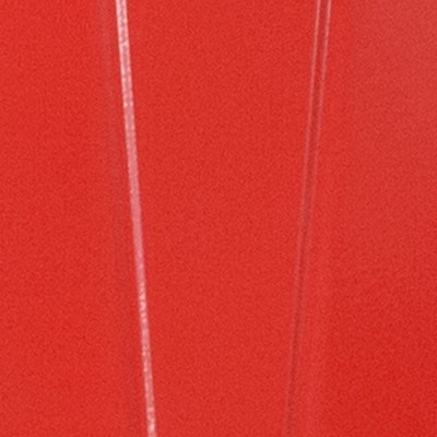 Vibrant Red Steel Slat-Back Indoor-Outdoor Dining Chair with Arms