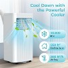 ZAFRO Portable Air Conditioners, Portable AC Unit Cools ,with Remote, 4 Modes Room Air Conditioners with Digital Display - 3 of 4