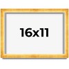 PosterPalooza | Minimalist Shadow Box Gold Picture Frame - UV Acrylic, Backing Board, Hanging Hardware - 2 of 4