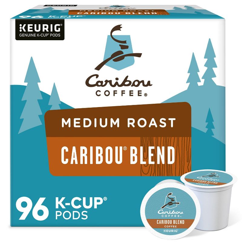 Caribou Coffee Caribou Blend Medium Roast Coffee - 96ct, 1 of 8