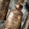 9"H  7.5"H and 5.5"H Sullivans Metal and Rope Bell Ornaments - Set of 3  Gold Christmas Ornaments - 2 of 3