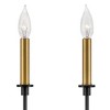 Lark Hux 2 - Light Sconce in  Black/Lacquered Brass - 4 of 4