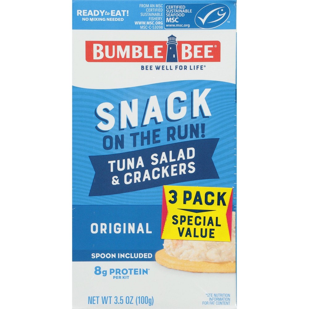 UPC 086600707792 product image for Bumble Bee Tuna Snack on the Run - 10.5oz/3ct | upcitemdb.com