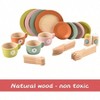 27PCS Wooden Toy and Dishes for Kitchen Set, imaginative& pretend play,Suitable as a birthday gift - 2 of 4