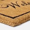 1'6"x2'6" 'Welcome' Coir Doormat Natural - Threshold™ designed with Studio McGee: Outdoor Front Mat, High Pile - 3 of 3