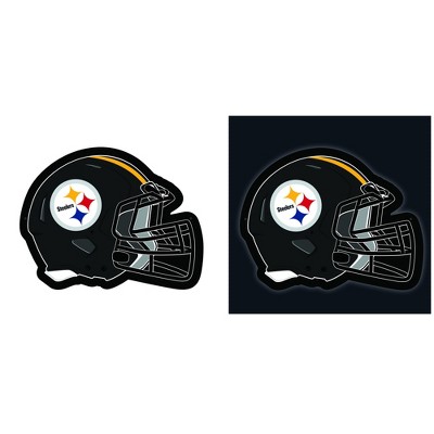 Evergreen Ultra-Thin Edgelight LED Wall Decor, Helmet, Pittsburgh Steelers- 19.5 x 15 Inches Made In USA