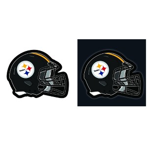 Evergreen Ultra-Thin Edgelight LED Wall Decor, Helmet, Pittsburgh Steelers- 19.5 x 15 Inches Made In USA - 1 of 4