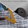 Modern Floral Area Rug Indoor Large Washable Floor Carpet Rug Contemporary Aesthetic Bedroom Rug Non Slip Accent Throw Rug for Dining Room Bedroom - 4 of 4