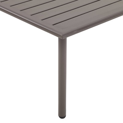 Cali Bay Light Brown Steel Outdoor Coffee Table