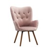 Ridstar Contemporary Accent Chair, Armchairs For Living Room-Pink - 2 of 4