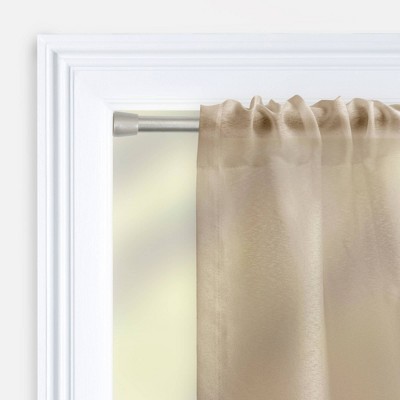 tension rod curtains