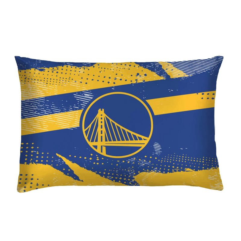 NBA Golden State Warriors Slanted Stripe Twin Bedding Set in a Bag - 4pc, 3 of 4