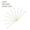 Unique Bargains DIY Craft Necklaces Bracelets Earrings Jewelry Making Iron 21 Gauge Eye Pins 200 Pcs - 4 of 4