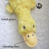 ZippyPaws Makang Store All-Size Duck Crinkle Dog Toy – Indoor/Outdoor No-Stuffing Squeaky Toy - 4 of 4