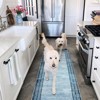 Lahome Loop Border Gradient Style Short Pile Velvet Rectangular Indoor Area Rug - 2 of 4
