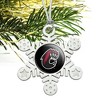 Central Washington University Secondary Logo Metal Snowflake Christmas Tree Holiday Ornament - 2 of 3