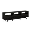 Modern Scandi 3-Door Low Profile TV Stand for TVs up to 80 Inches - 2 of 4
