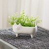 Ceramic Cat Planter (Set of 6) - 2 of 3