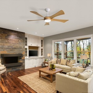 GDFStudio Elon 52 Inch Modern Ceiling Fan with 22W LED Light and Remote Control - 1 of 4