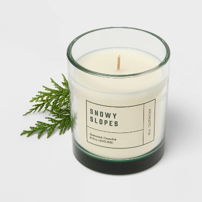 Glass Snowy Slopes Jar Candle - Room Essentials™