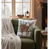 Seasonal Accent Pillow – Two Deer 18x13 Inch Climaweave by Manual Woodworkers and Weavers - 3 of 3