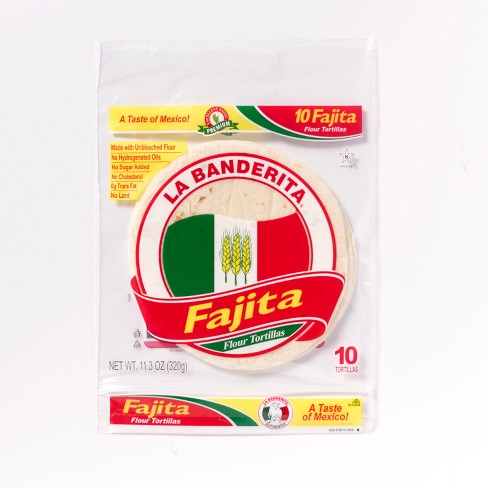La Banderita Fajita Size Flour Tortillas - 11.3oz/10ct - image 1 of 3