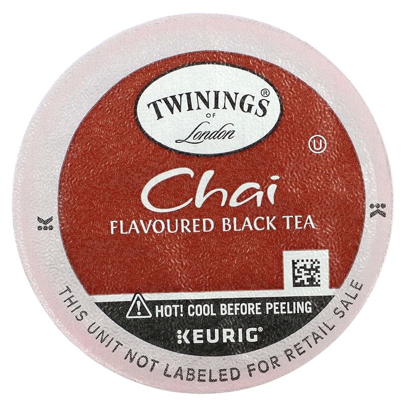 Twinings Chai Flavoured Black Tea Single Serve K-Cup Pods for Keurig, Naturally Sweet and Savoury Spice Flavours, Caffeinated, 24 Count (Pack of 3), 3 of 4