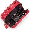 Small Genuine Leather Wallet for Women – RFID Blocking Slim Credit Card Holder, Compact Bi-Fold Purse with ID Window & Zipper Coin Pocket - 4 of 4