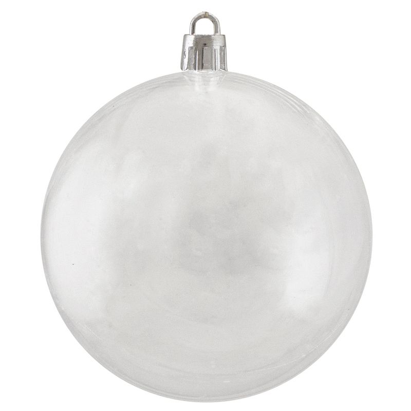 Northlight 32ct Shatterproof Shiny Christmas Ball Ornament Set 3.25" - Clear, 3 of 4
