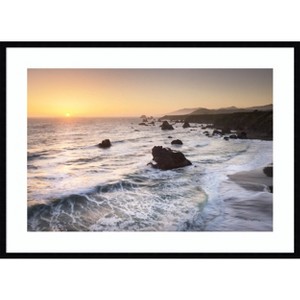Amanti Art Sonoma Coast Sunset by Alan Majchrowicz Wood Framed Wall Art Print - 1 of 4
