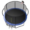 Okak 10/12/15FT UV-Protected Outdoor Trampoline, Trampoline with Basketball Hoop, Enclosure Net and Ladder, Kids Trampoline for Yard, Patio - 3 of 4