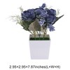 Unique Bargains Artificial Plants Mini Flower Plastic 2.95"x2.95"x7.87" 1 Pcs - 3 of 4