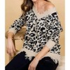 Women's Frayed Leopard Sweater - Mainstrip - 3 of 4