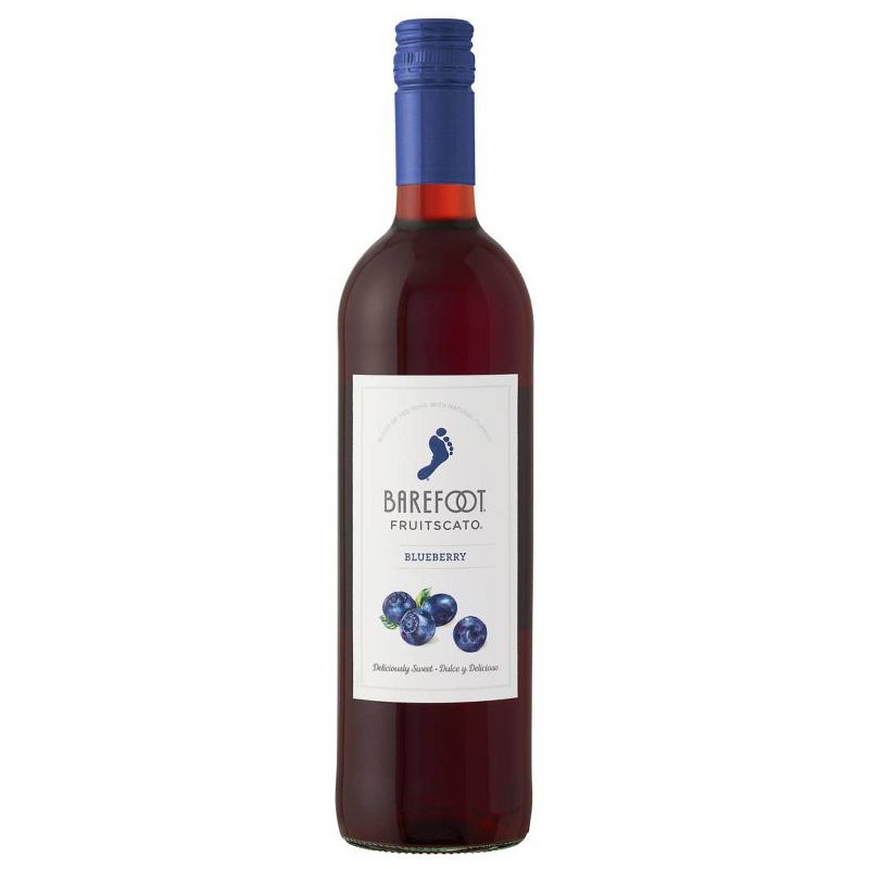 Barefoot Cellars Fruitscato Blueberry Moscato Sweet Wine - 750ml Bottle, 1 of 5